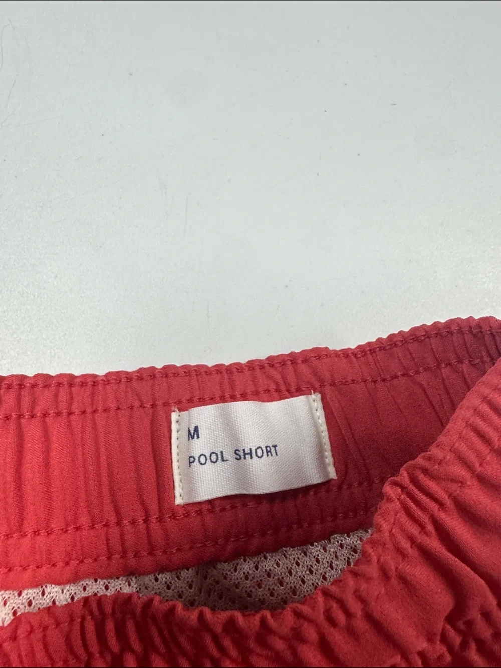 GAP Red Men’s Swim Trunks with Drawstring